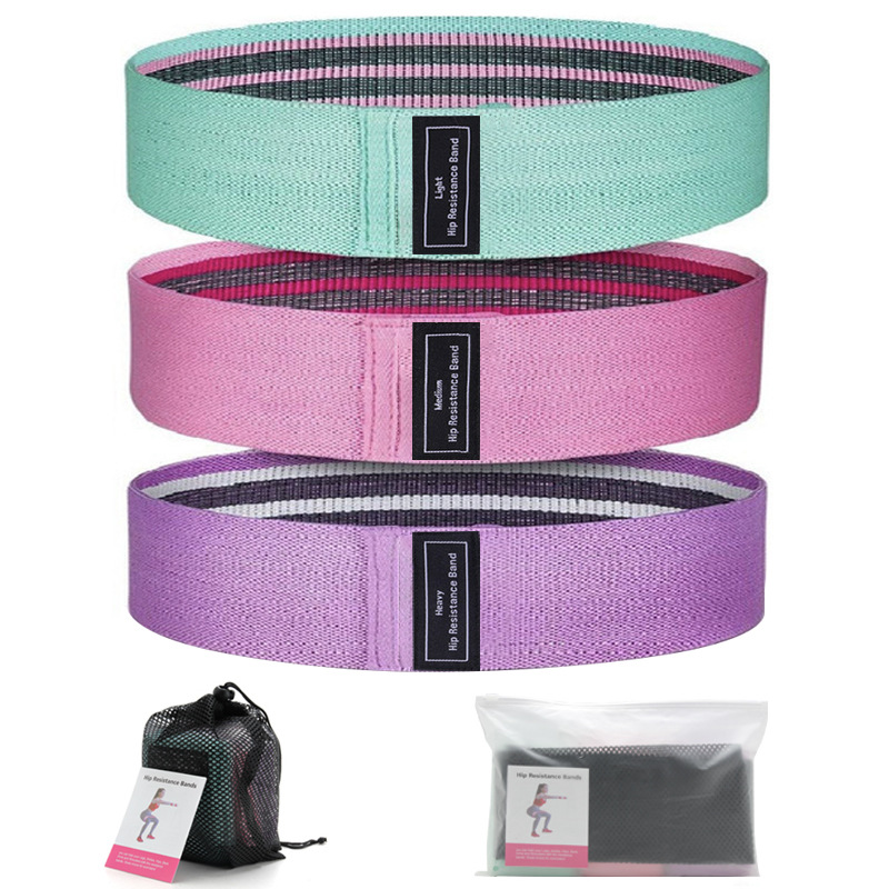 En stock círculo de resistencia banda de resistencia abuso de cadera círculo de cadera Squat fitness yoga stretch tensión banda fuente de fábrica