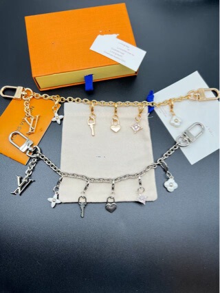 Donkey Brand Cross-Border 25 Autumn Designer Same Style Bag Transformation Gold and Silver Luggage Key Extension Chain Decorative Hanging Chain