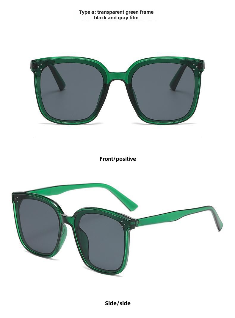 New Sunglasses Women's Sunglasses 808 Fashion Square Frame Sunglasses K-style Versatile Square Popular Glasses Stylish in_voghion.com