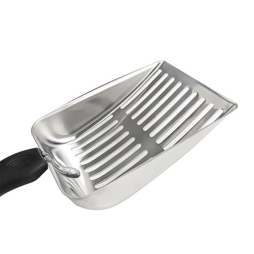 Cat Litter Scoop Pet Litter Box Ruffian Chicken Pet Pooper Scooper Stainless Steel Reptile Scoop Dog Cat Poop Scoop Large Beach Shovel