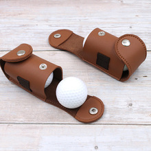 高尔夫用品小腰包配件皮革工具包可挂在腰带上方便实用高尔夫球包