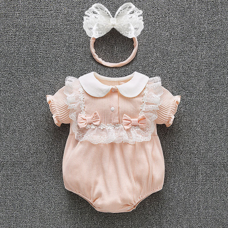 ベビー夏服、薄手ベビー女の子満月百日百歳プリンセス服、1歳ドレススーツ|undefined