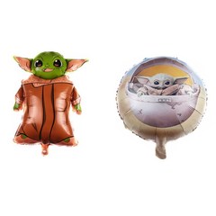 スターウォーズヨーダ赤ちゃんアルミ膜風船漫画赤ちゃん造形アルミ膜風船卸売り風船装飾