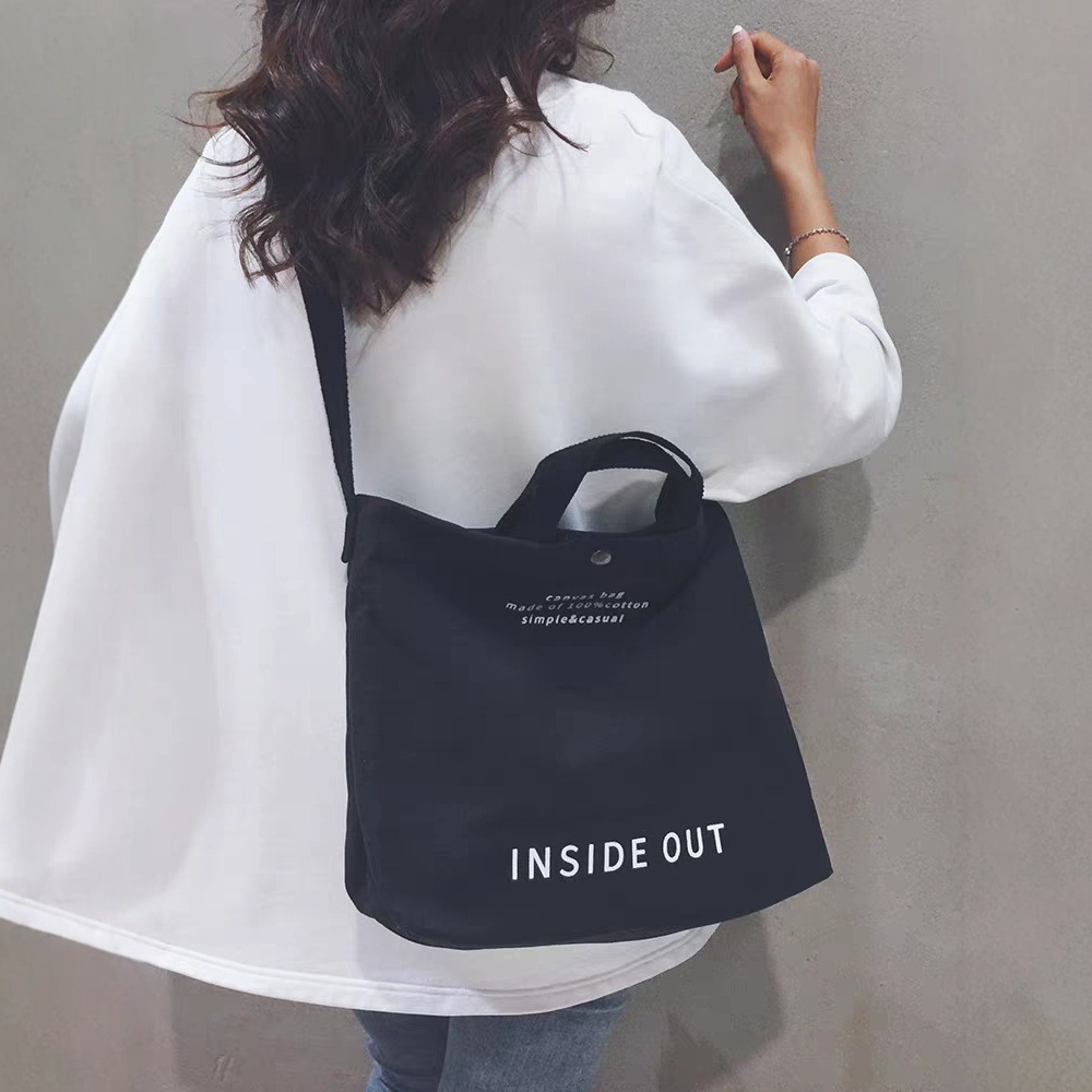 Borsa a tracolla a doppio uso per studenti, uomini e donne, borsa scolastica in tela di grande capacità, surplus di commercio estero_voghion.com