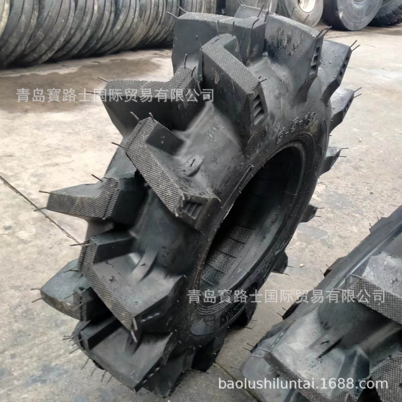 水田高花轮胎 9.5-16  拖拉机轮胎