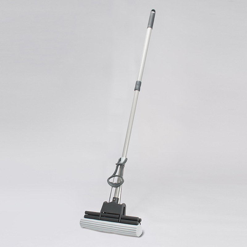 Holamopa Hand-Pulled Sponge Mop, Absorbent Pvamop Roller Squeeze Sponge Mop for Household Cleaning