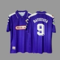 98-99 Fiorentina Home Printing #9 + Sleeve Patch