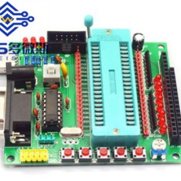 51 avr系统板套件 串口下载开发板套件单片机diy套件stc89c52散件