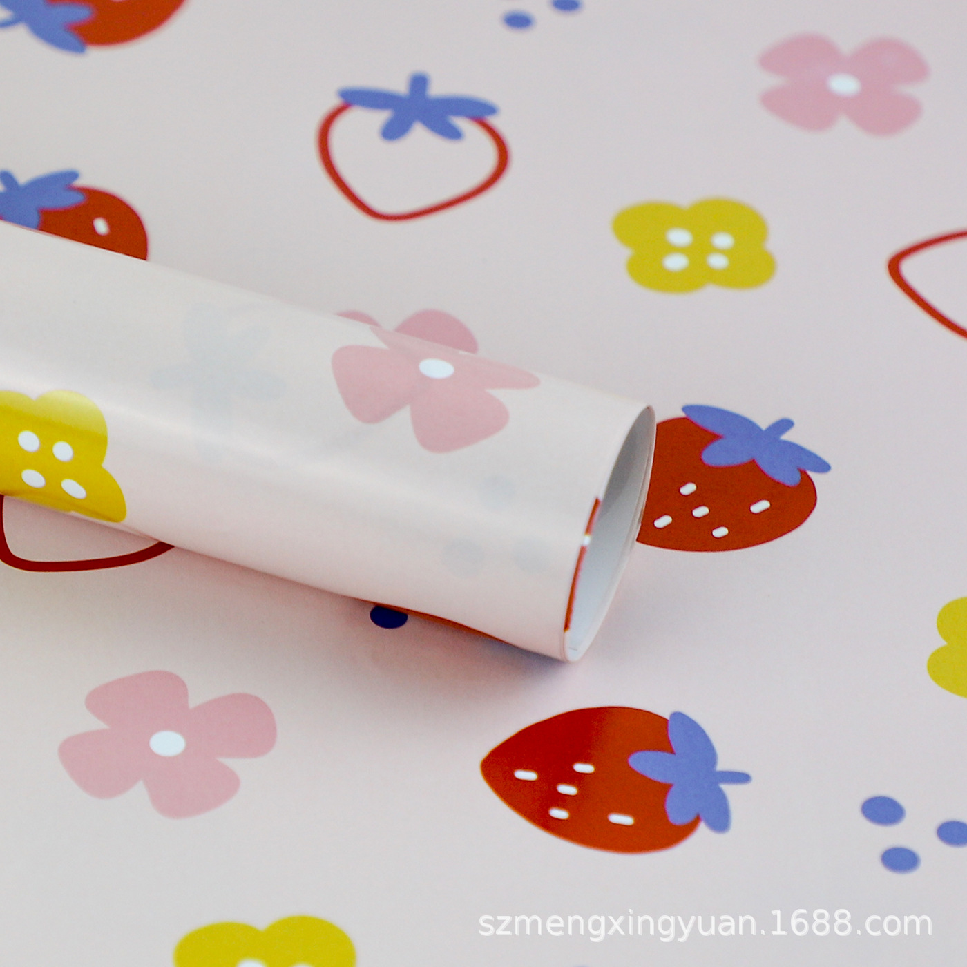 Creativo de cumpleaños dibujos animados simple papel de embalaje de vacaciones frutas pequeñas frescas regalos caja de regalo embalaje de cubierta