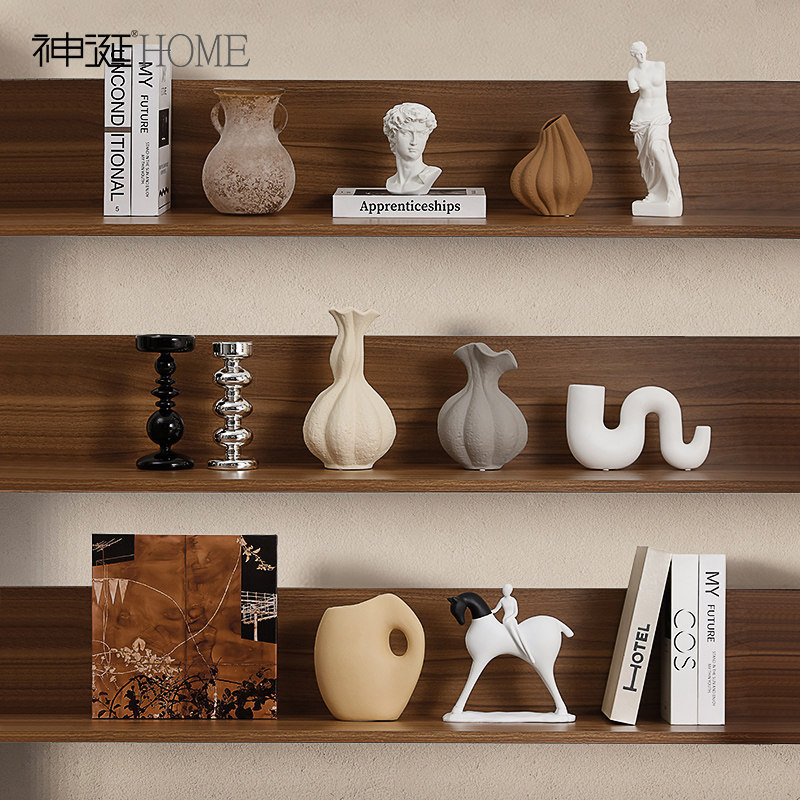 Modern High-End Earth-Tone Artistic Soft Furnishings, Light Luxury High-End Home Decor for Living Room, Tv Cabinet, and Wine Cabinet Modern High-End Earth-Tone Artistic Soft Furnishings, Light Luxury High-End Home Decor for Living Room, Tv Cabinet, and Wine Cabinet