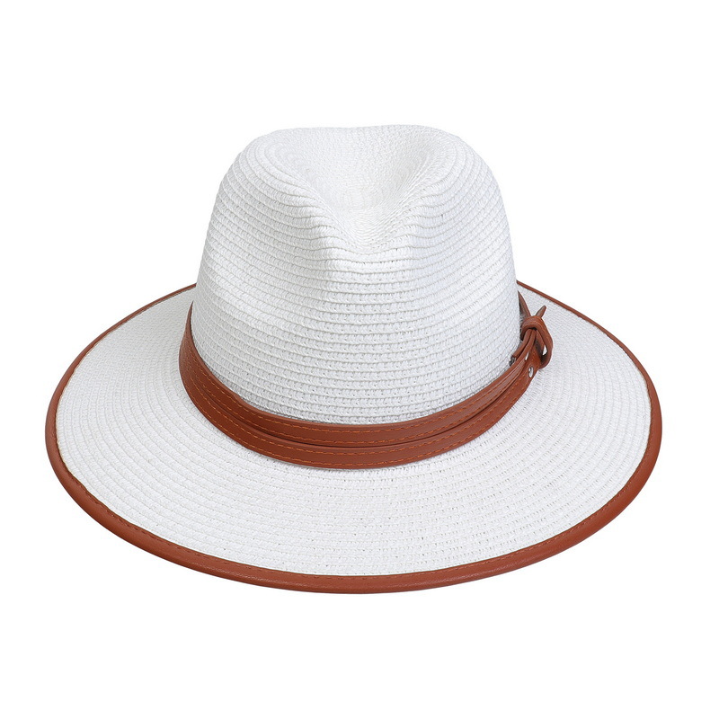 Women's Simple Style Commute Color Block Flat Eaves Sun Hat display picture 7