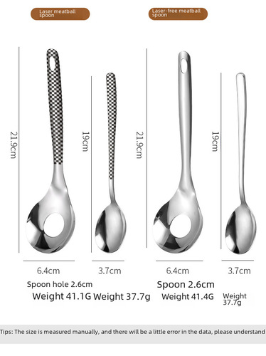 Stainless steel meatball press extruder fish ball making household mold spoon kitchen tool for making balls