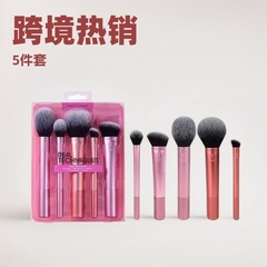 跨境热卖外贸RT大号散粉刷美妆工具腮红刷眼影刷五支化妆工具套装