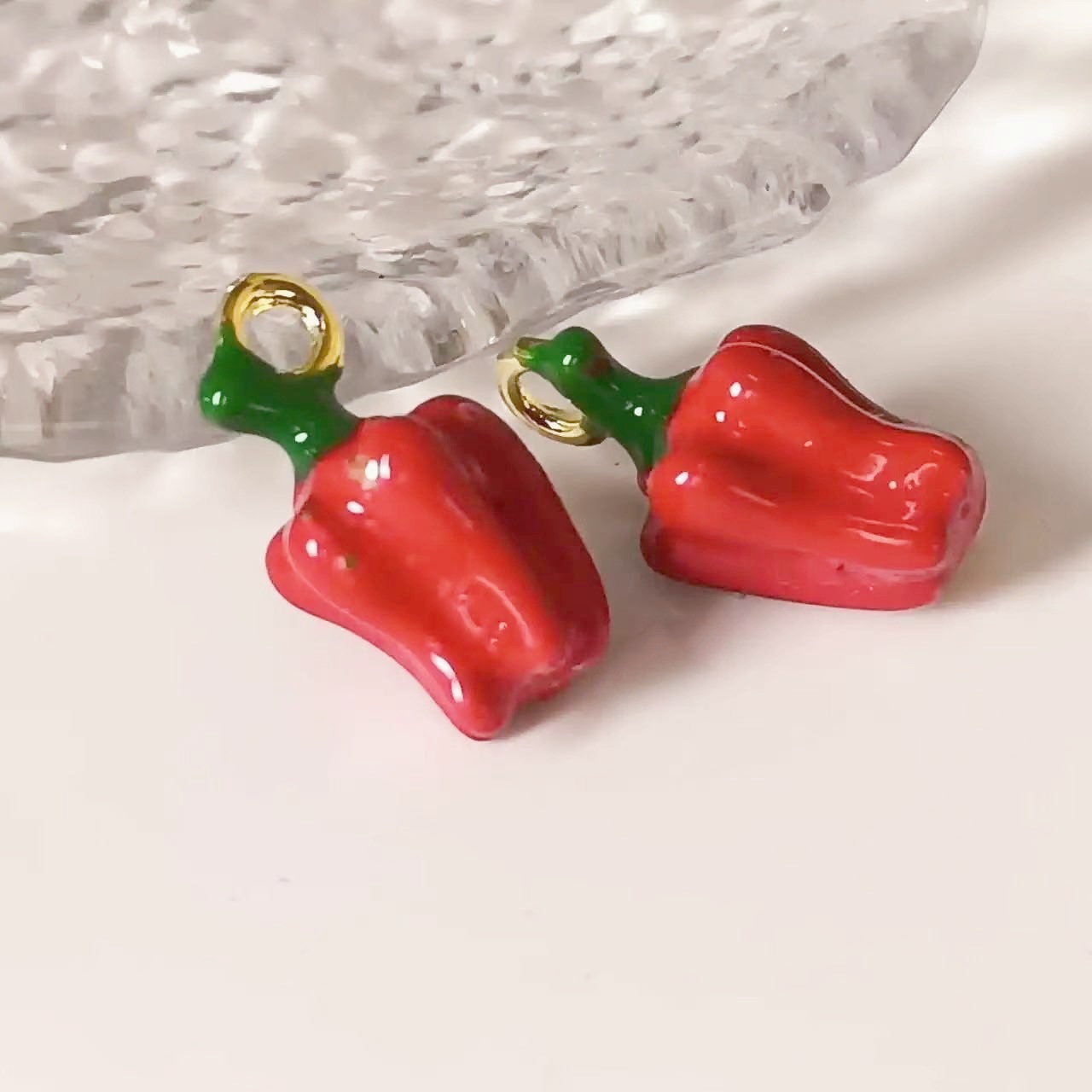20g Weight Pendant Jewelry Making Type Charms, Earrings, Necklace Classification 10 PCS/Package Quantity Alloy Material Fruit Pattern All Seasons Season Plating Design Cute Style 10 PCS/Package Alloy Fruit Pendant Charms Earrings Necklace 3