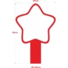 20*30cm single-sided PVC hard star
