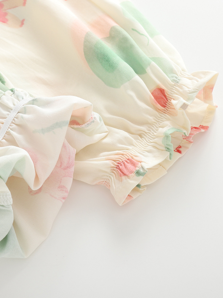 Transfronterizo malwee pantalones de aire acondicionado para niñas verano nuevo pantalones de cintura elástica para niños pequeños y medianos en Europa y Estados Unidos pantalones anti-mosquitos image 3