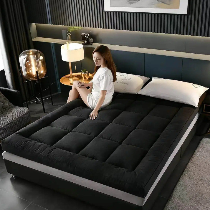 Mattress topper for home use, bedroom mattress pad, anti-mite thick mattress, feather cotton pad, soft mattress base