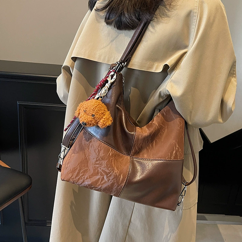 Capacious backpack, one-shoulder bag, demi-season universal shoulder bag