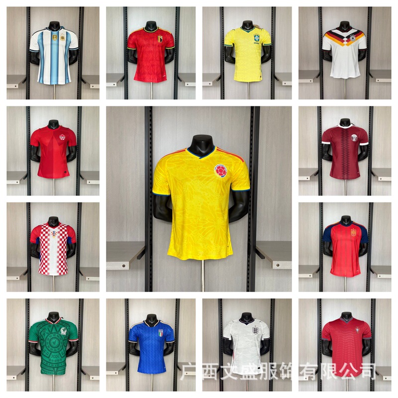 Wholesale Source for 2026 World Cup Spain/Argentina/France/Brazil/National Team Player Edition Jerseys