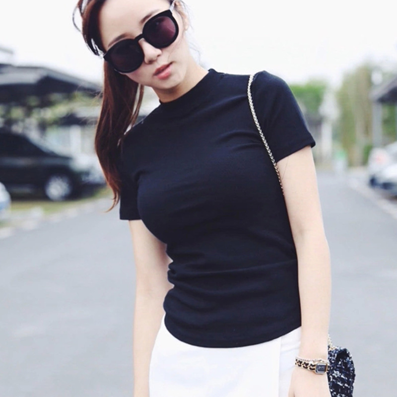 작은 터틀넥 블랙