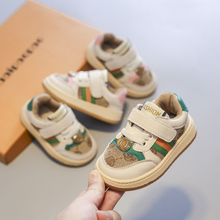 Autumn 2023 New Baby Shoes Baby Soft Sole Toddler Shoes Men's Single Shoes Children Boys' Board Shoes Women's Autumn