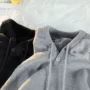 连帽男女套头日系毛衣