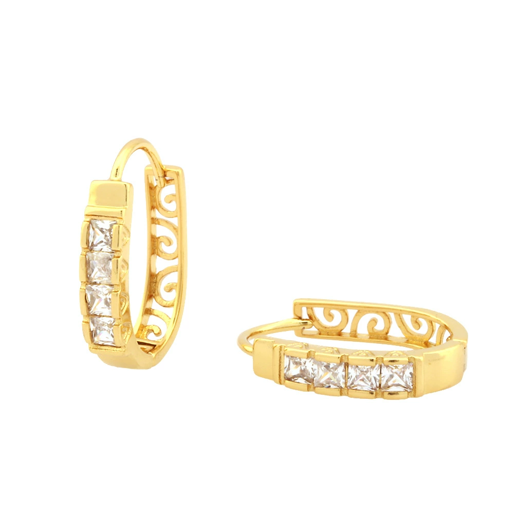 Design fashionable zirconium, earrings, wholesale, trend of season, European style, internet celebrity