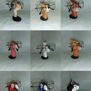 Factory Carved Spectacle Frame Animal Spectacle Frame Desktop Frame Eye Holster Crafts Cartoon Spectacle Frame