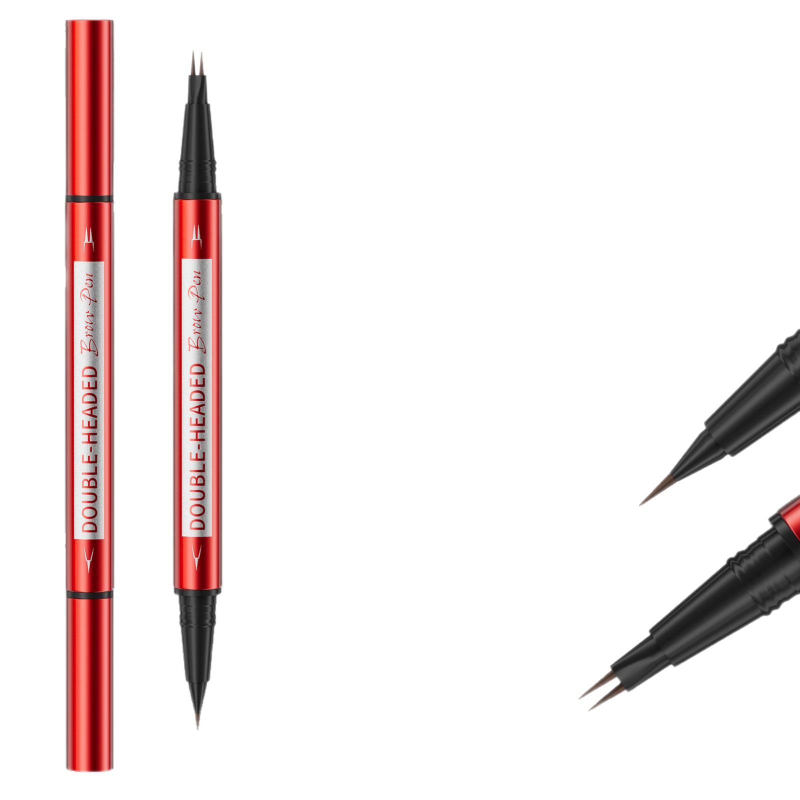 Pequeño Libro Rojo mismo estilo pequeño diablo pestañas falsas cos de dibujos animados pestañas japonesas pestañas autoadhesivas sin pegamento cinco pares