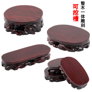 Solid Wood Root Carving With泰山 Stone Base, Unique Stone Craft Ornament, Flower Pot, Buddha Statue Stand, Can Be Dug Out