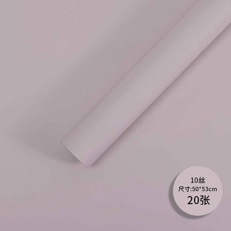 Red popular 10 seda coreana papel de estilo amor mate niebla papel esmaltado espesado impermeable duro florista de papel de envoltura