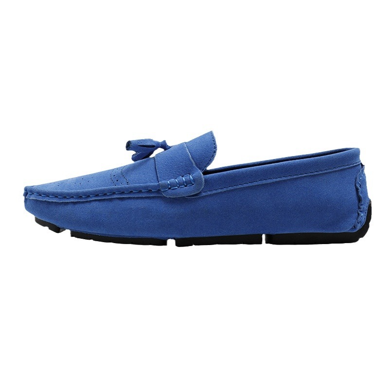 Chaussures décontractées homme loafers en cuir style conduite_voghion.com