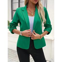 Y 89921 Three-quarter Sleeve Blazers �߷�������Ů��װ
