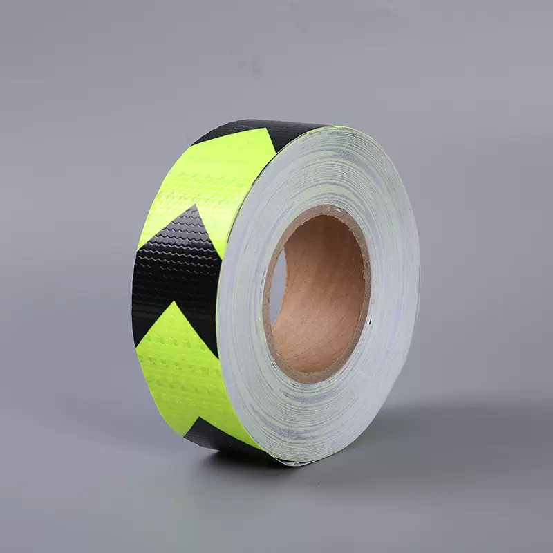 厂家反光材料批发双色箭头夜光反光贴货车车身警示胶带货车专用