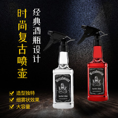 創意復古造型噴霧瓶手壓美發工具 理髮油頭噴壺理髮店美發用品