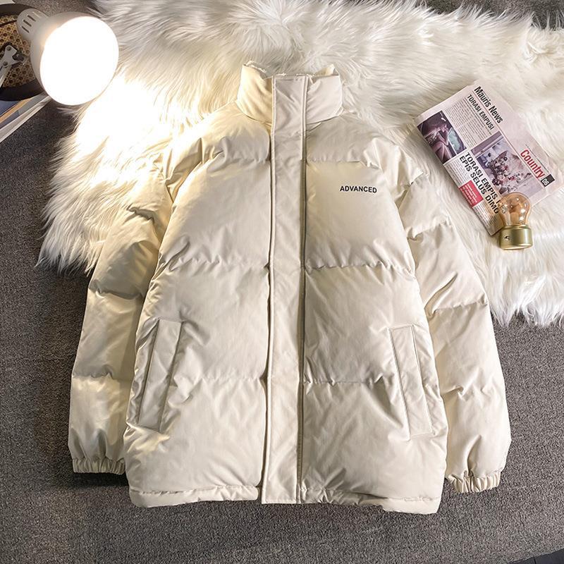 Invierno forrado de lana engrosada abrigo de algodón acolchado de los hombres de estilo coreano de moda nueva lana de cordero abrigo de algodón acolchado de estilo de Hong Kong suelta todo fósforo abrigo casual