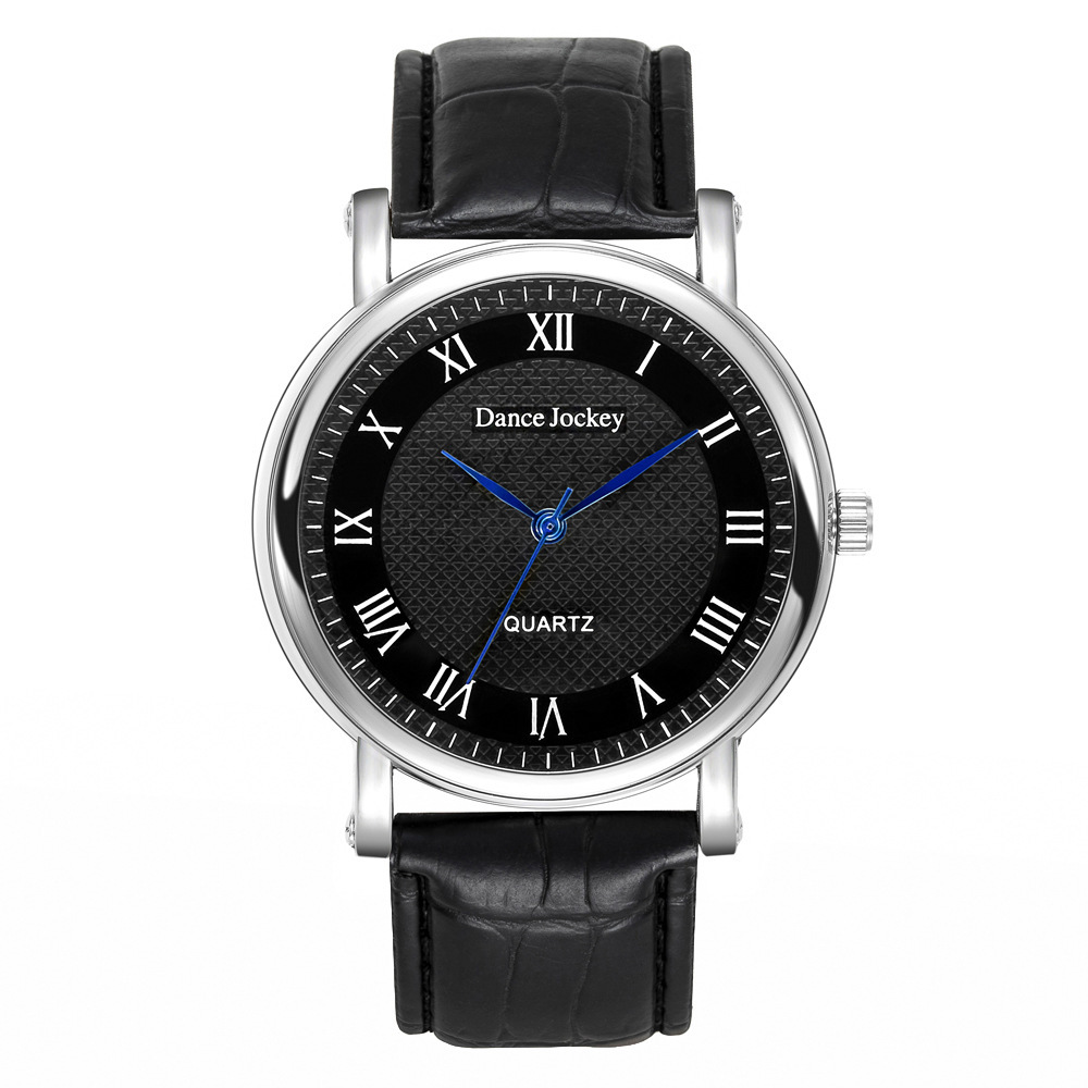 Explosions Trend Simple Fashion Set Herrenuhr Armband Uhrenbox Blue Needle Herren Business Uhr_voghion.com