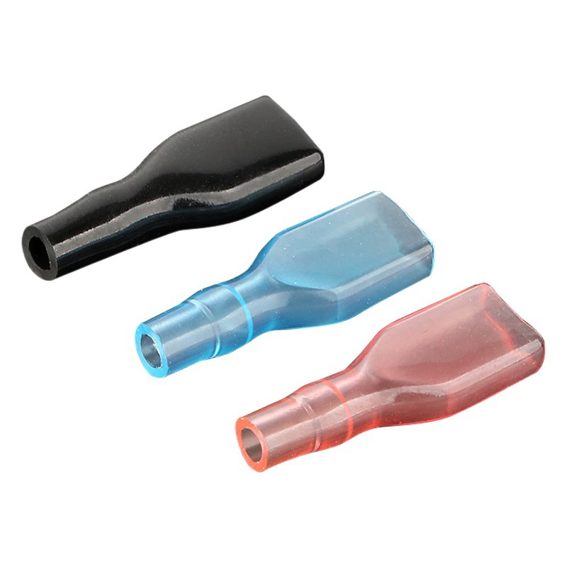 Наката ПВХ прямой терминал флаг терминал изоляция огнестойкая оболочка холодный пресс заглушка пружинная резьба защитный рукав