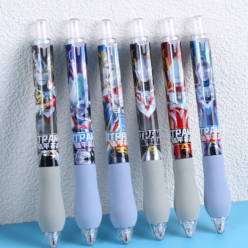 GP - 726 - 1 bolígrafo de esponja de dibujos animados Ultraman bolígrafo de movimiento de 0.5 secado rápido examen de niños no cansado mano suave ST bolígrafo