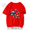 Summer clothing, children's cotton cartoon short sleeve T-shirt, long-sleeve for boys for leisure, wholesale, loose fit