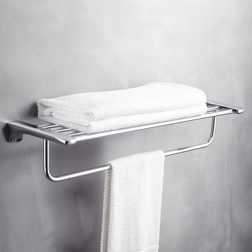 Stainless steel towel rack set bathroom towel bar hotel engineering bath towel rack bathroom cool towel holder hooks