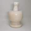 11cm pink white (white) marble with hammer belt cover