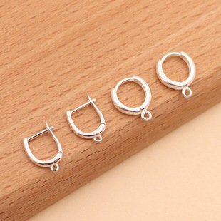 S925���y�����ؿ����U�ζ�A�ζ���DIY�ֹ����Ʒ��Ȧ���h��Ȧ