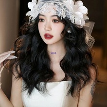 新娘手工花朵蕾丝串珠纱网礼帽子森系复古甜美头花结婚纱礼服配饰