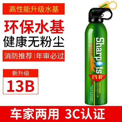 New 13B water-based car fire Vehicle fire extinguisher - green-13b