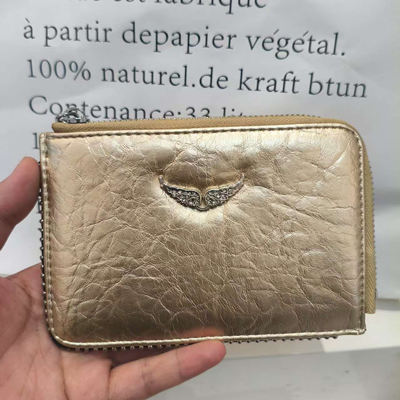 ZV bolsos de mujer de diamantes en caliente transfronterizos bolsos de cadena metálica bolsos tarjetas de cartera bolsos de mano largos bolsos de cambio monedero integrado