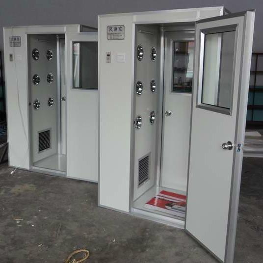 源头供应风淋通道 不锈钢多人不间断通行风淋室 风淋门