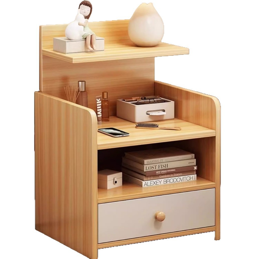 Mesa de cabezal de cama estante de libros doméstico estante de libros sala de estar mostrador simple armario de almacenamiento armario de almacenamiento estante de cama dormitorio