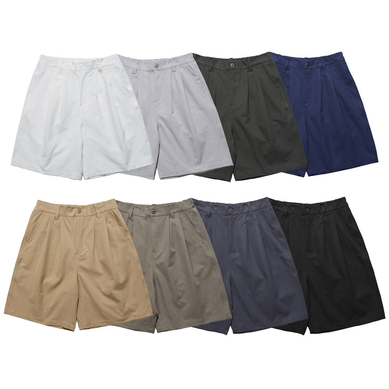 City Fanpin 2025 Summer New 8-color Summer New Basic Solid Color Casual Shorts