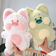 ネットの赤いブツブツの猫のぬいぐるみの大きいサイズの人形の漫画のかわいい贈り物の女子学生の超萌の卸売りは代行します。